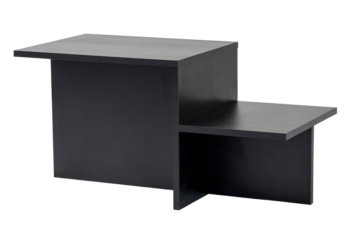 Coffee tables - Coffee table Black Melamine - 80 x 40 cm - Eterna - Dimehouse