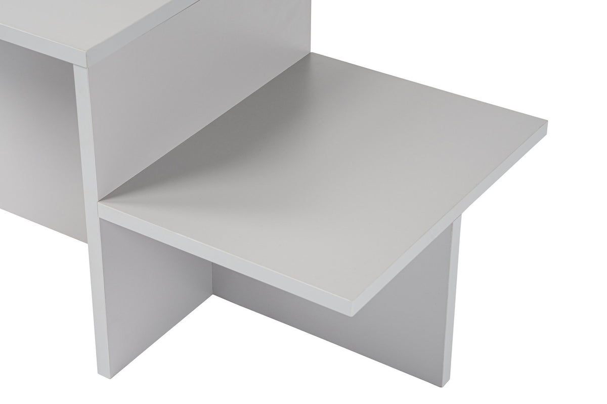 Coffee tables - Coffee table Gray Melamine - 80 x 40 cm - Eterna - Dimehouse