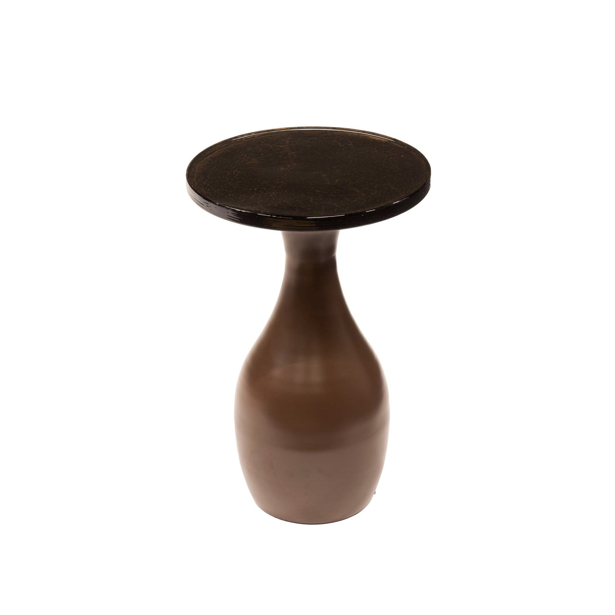 Side tables - Side table Vesto Drop shape Antique Copper 45 cm - Dimehouse