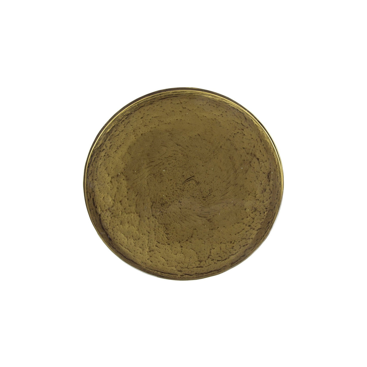 Side tables - Side table Vesto Drop shape Antique Gold 45 cm - Dimehouse