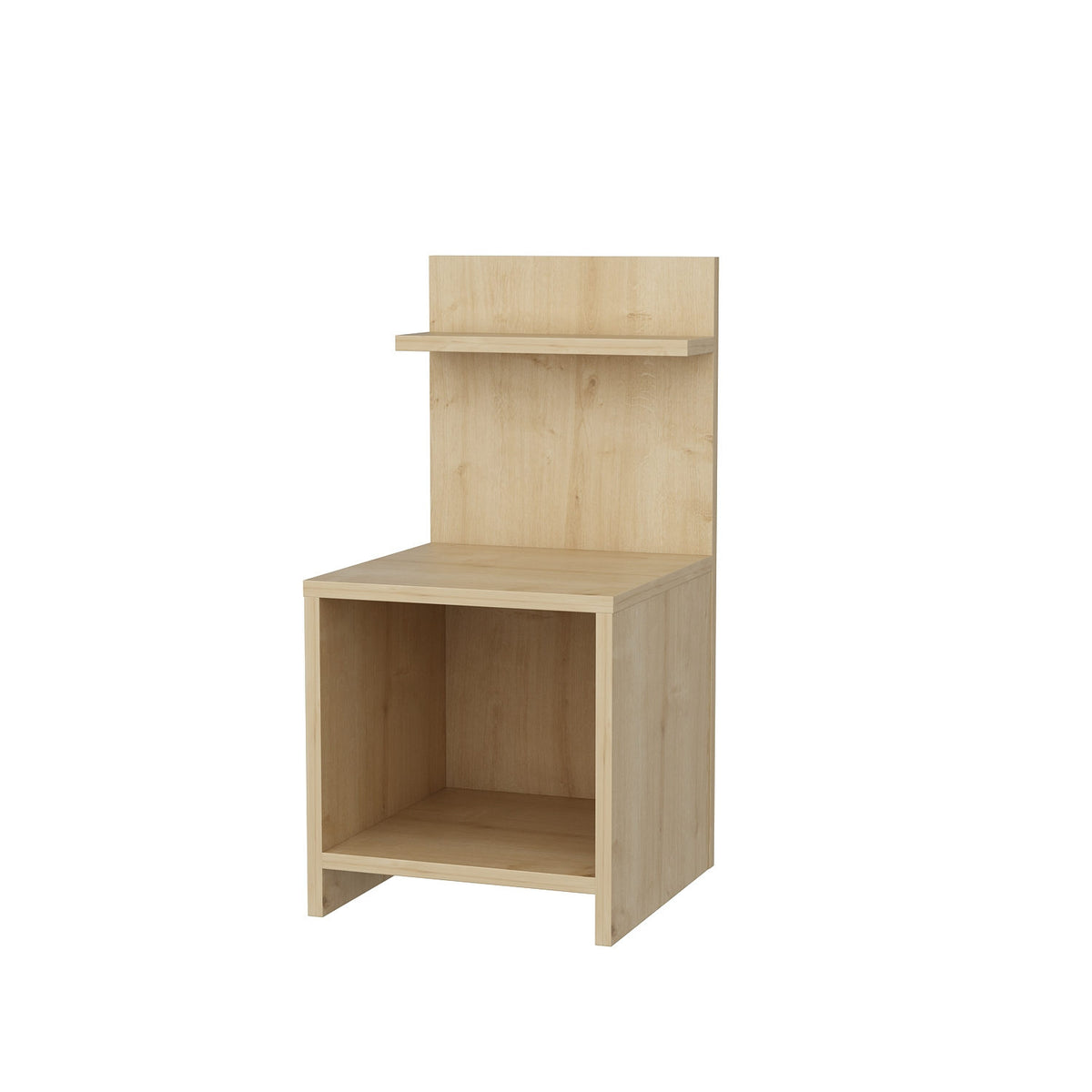 Ullman bedside table oak look 72 cm Melamine-faced wood composite