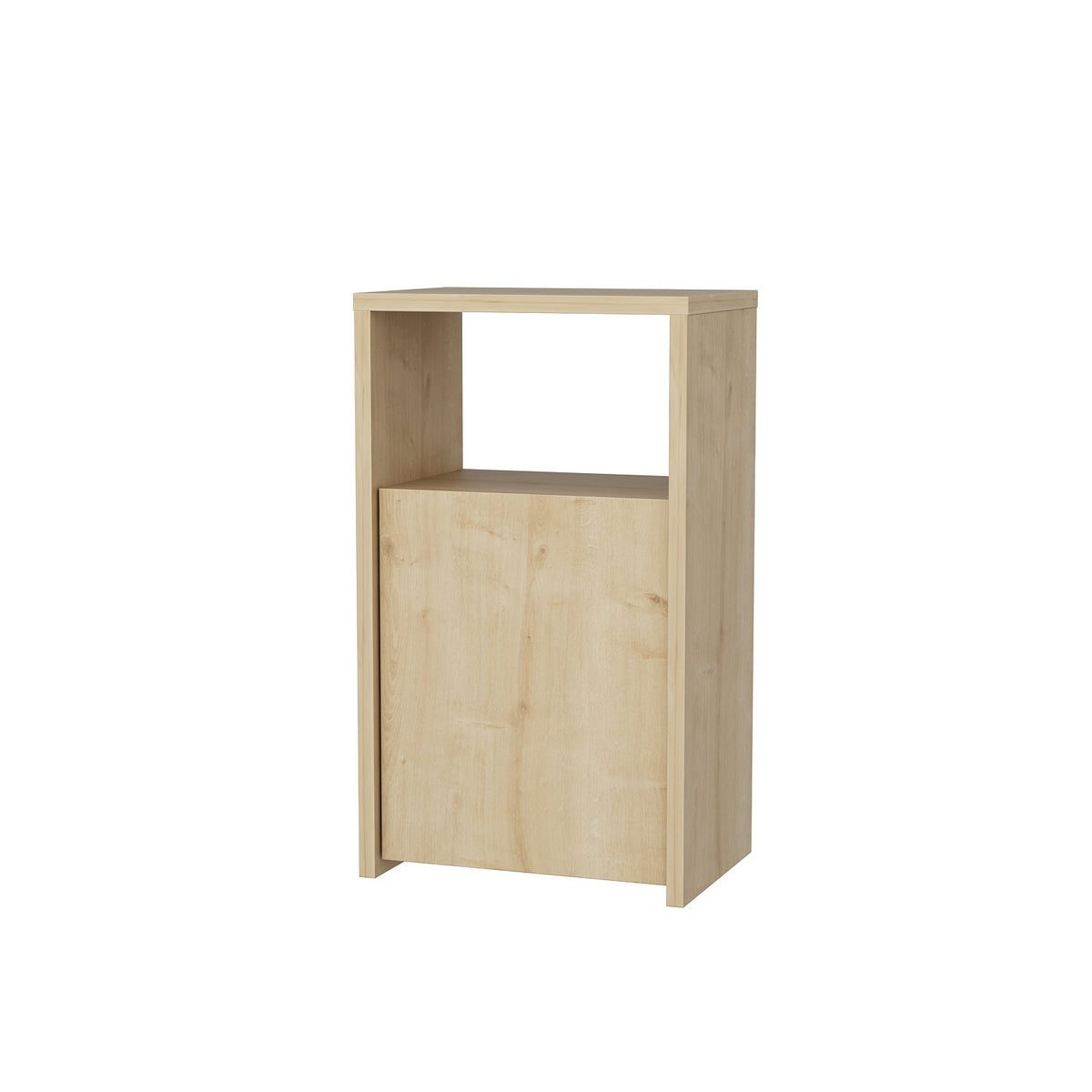 Carlin bedside table oak look 36 cm Melamine-coated furniture wood