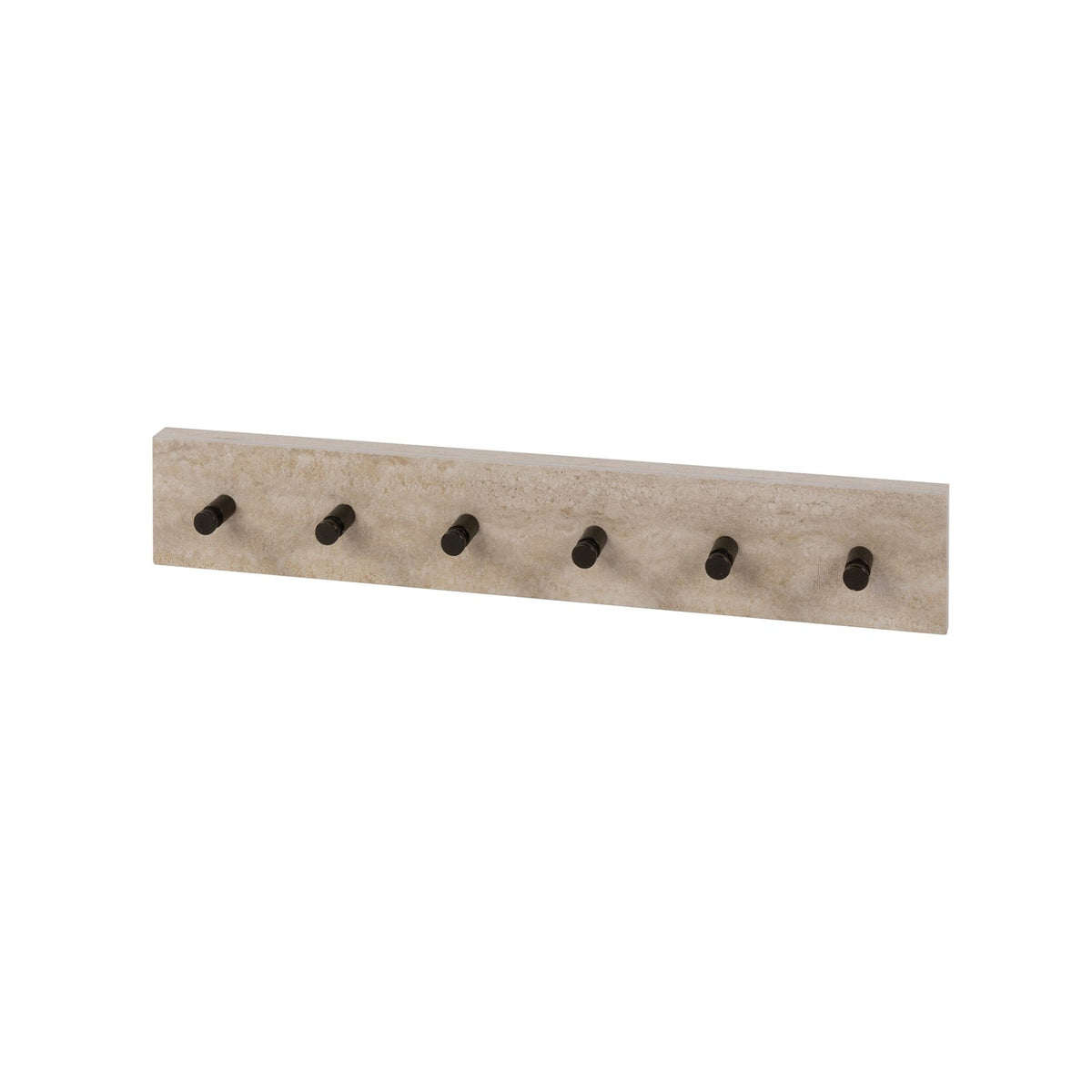 Coat racks - Coat rack Borea Ceramic travertine 6 hooks 60 cm - Dimehouse
