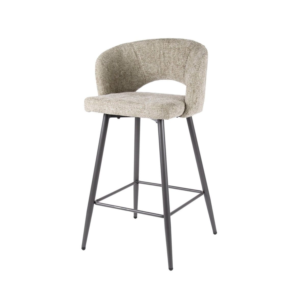 Bar Stools - Set of 2 Bar Stools Alba Tissee Cargo Sand - Dimehouse
