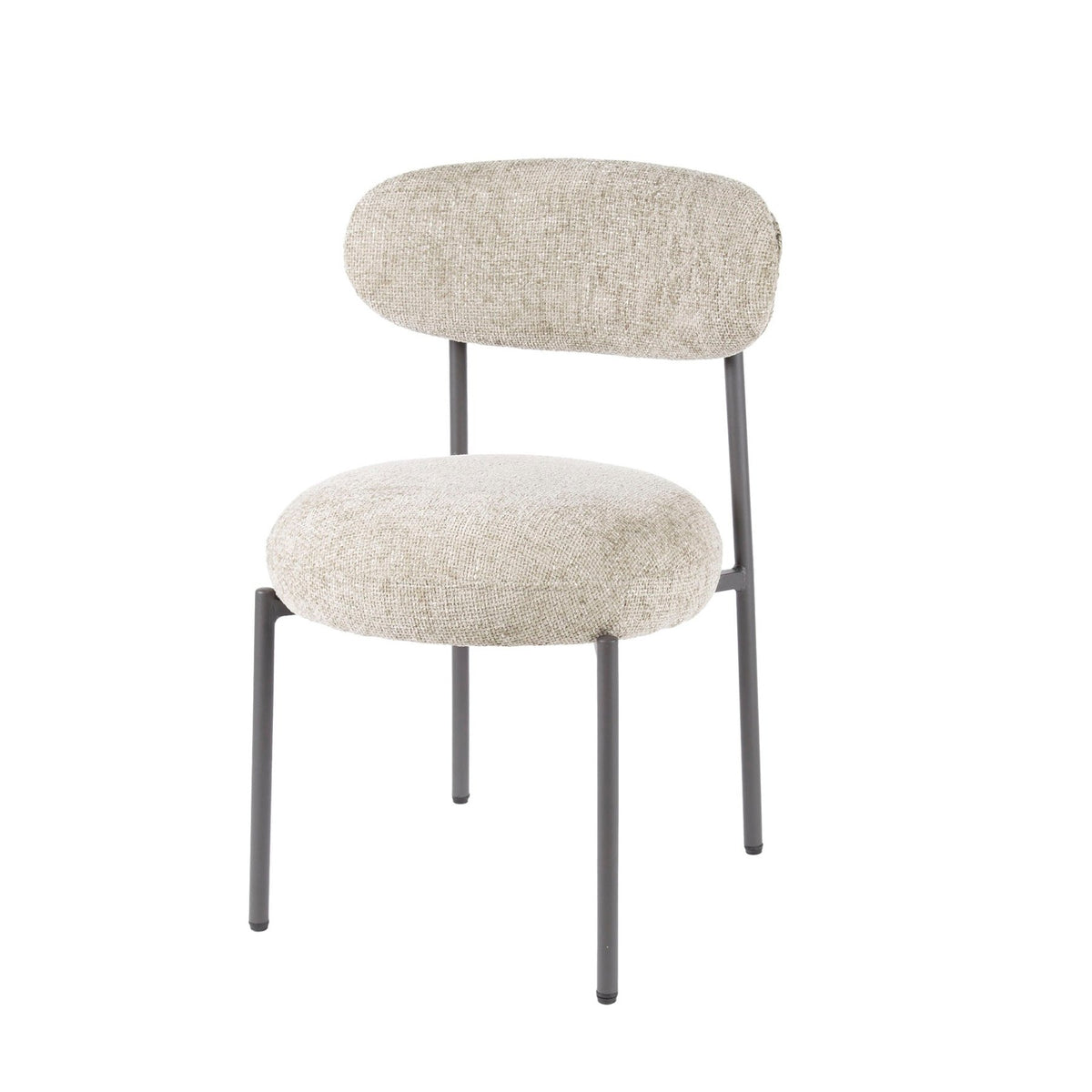 Dining room chairs - Dining room chair Aero Tissee Cargo Tissee Fabric Sand - Dimehouse