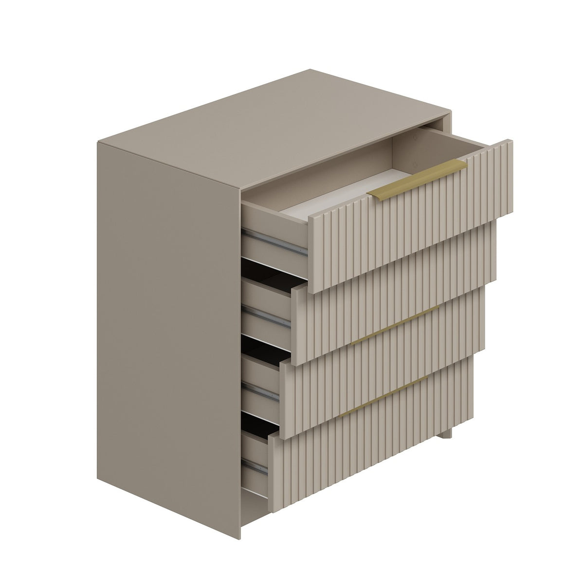 Chests of drawers - Chest of drawers Kala Luxury Stone Melamine 72x77x45 cm - Dimehouse