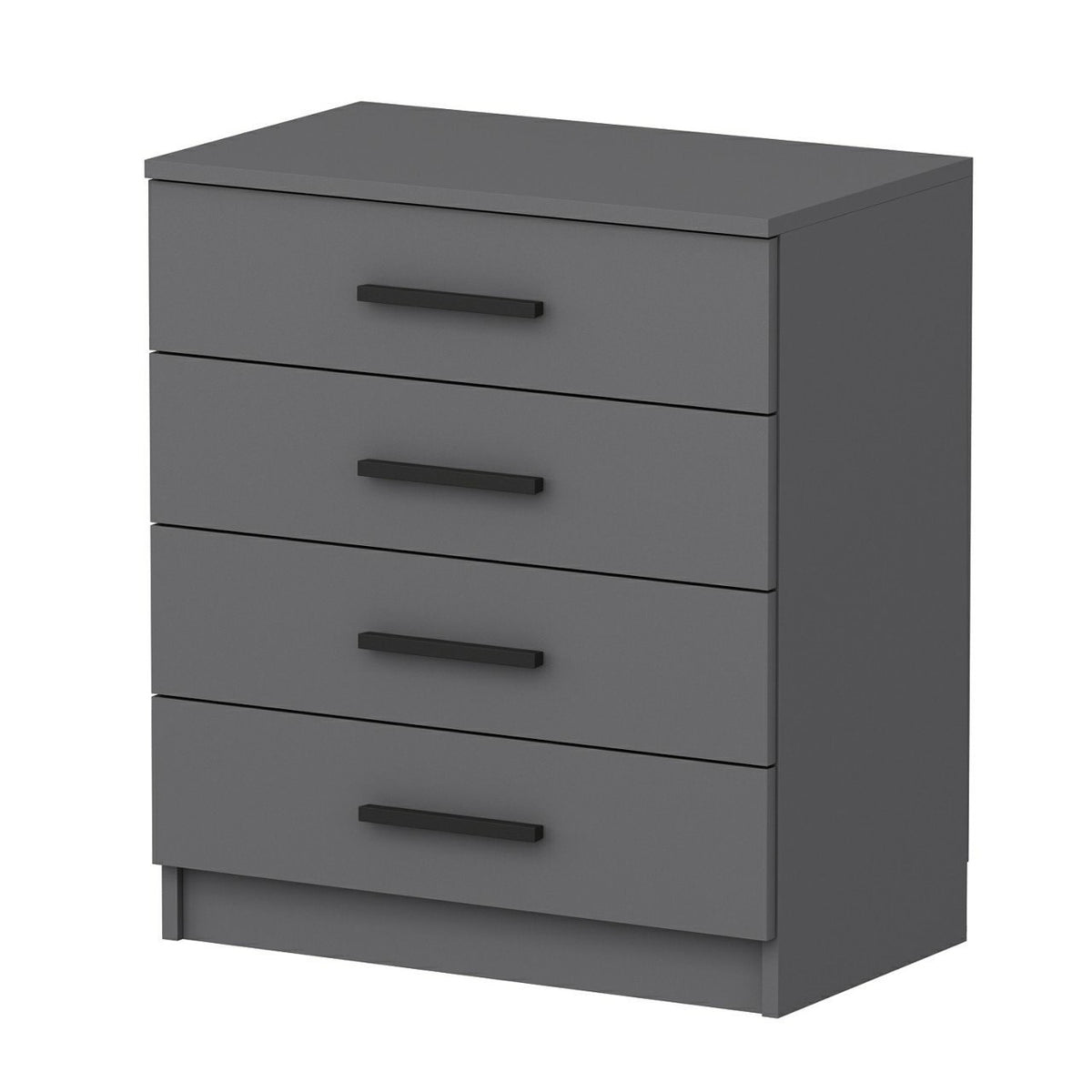 Chests of drawers - Chest of drawers Bare White Melamine 70x42x79 cm - Dimehouse
