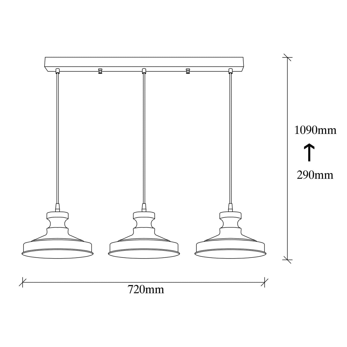 Hanging lamps - Hanging lamp Black Metal Allure - Dimehouse