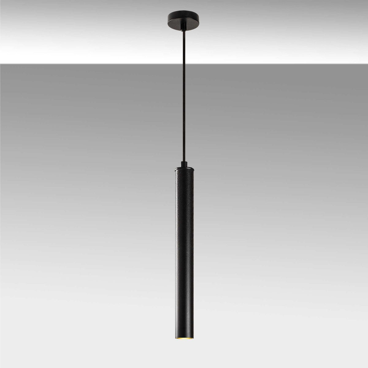 Hanging lamps - Hanging lamp Black Metal Steppe - Dimehouse