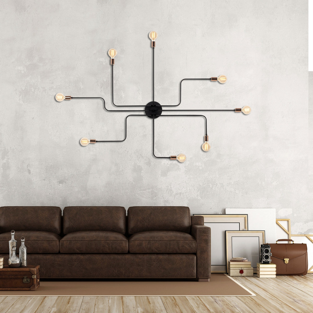 Wall lamps - Wall lamp Black Metal Striker - Dimehouse