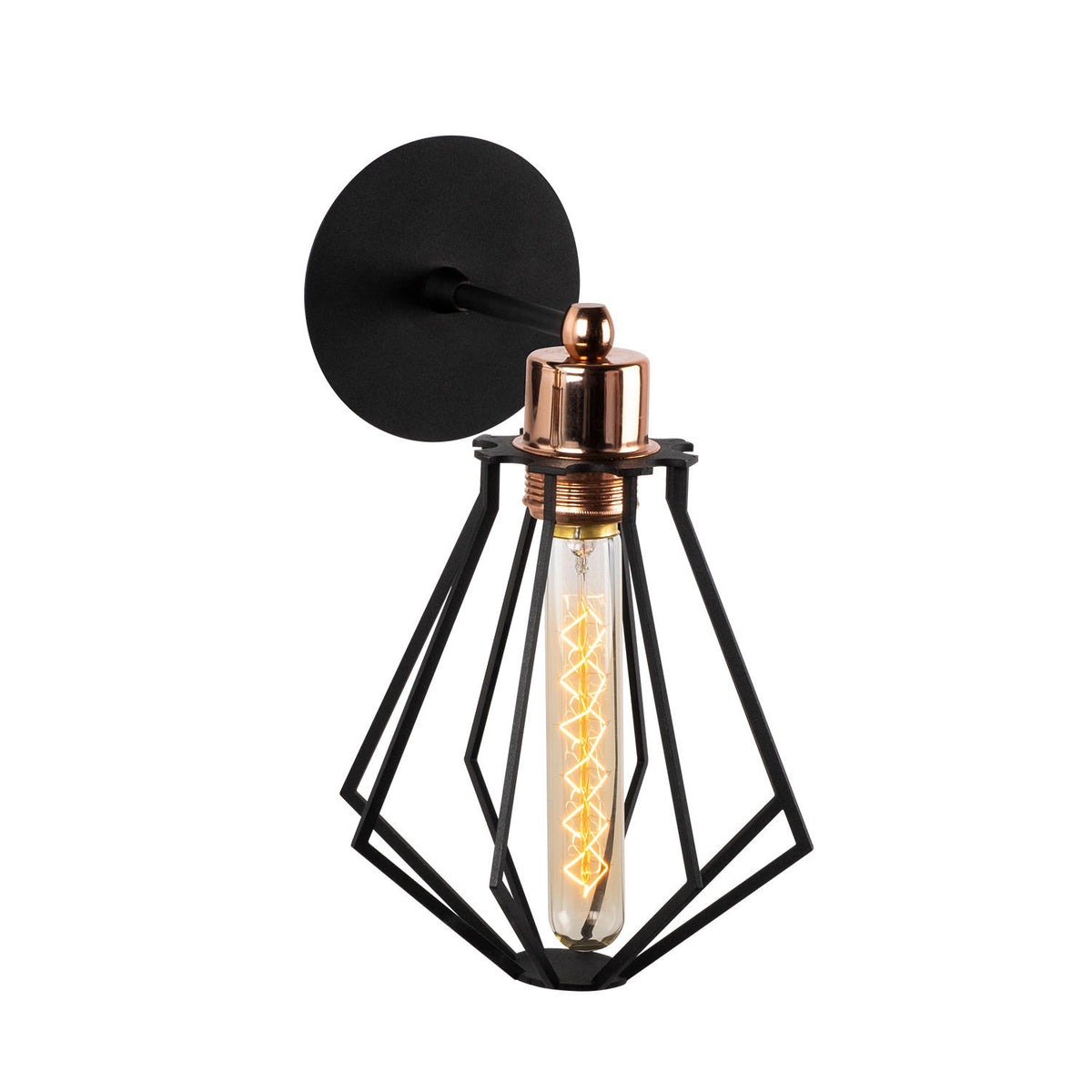 Wall lamps - Wall lamp Black Metal Palisade - Dimehouse