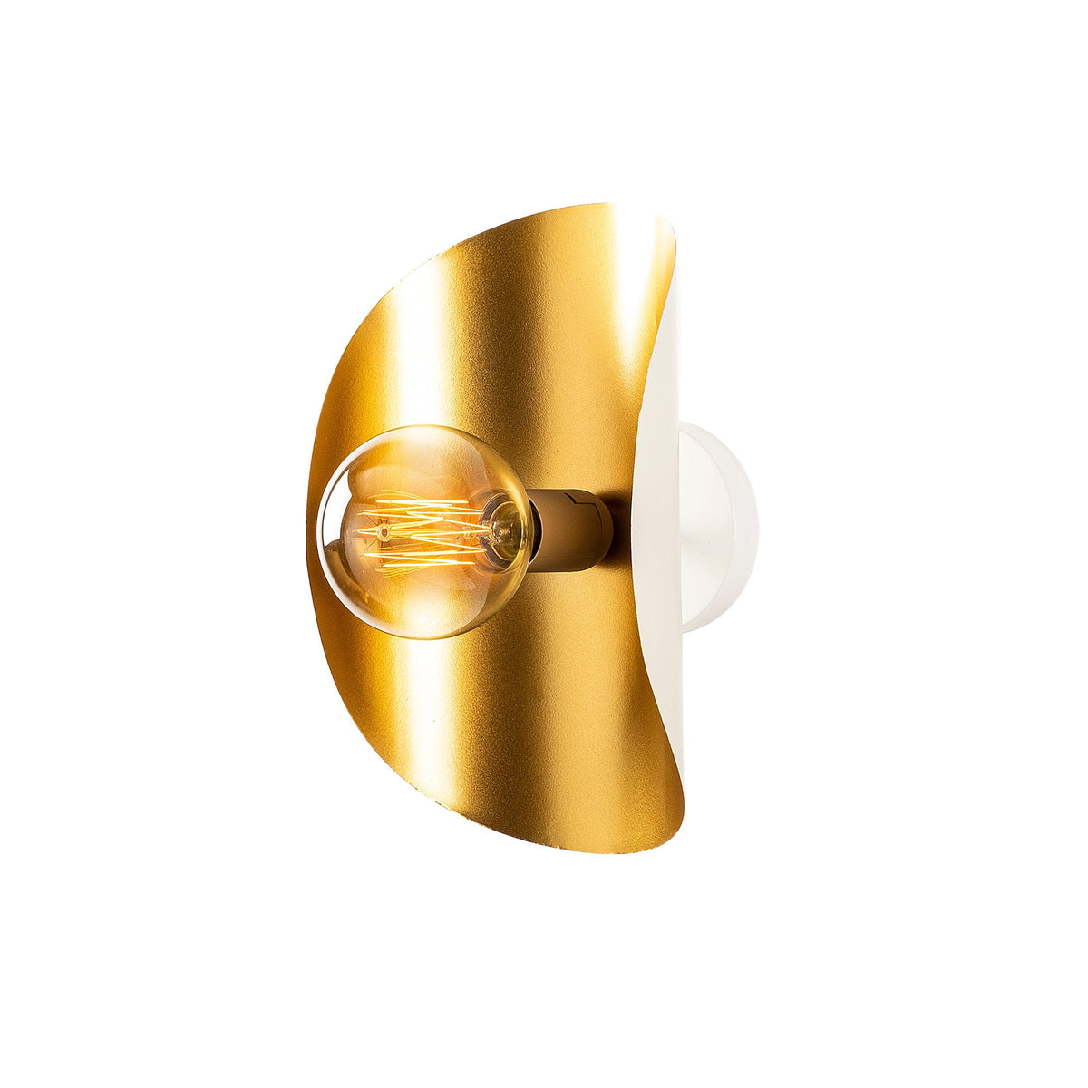 Wall lamps - Wall lamp Gold Metal Echelon - Dimehouse