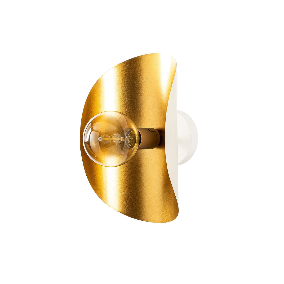 Wall lamps - Wall lamp Gold Metal Echelon - Dimehouse