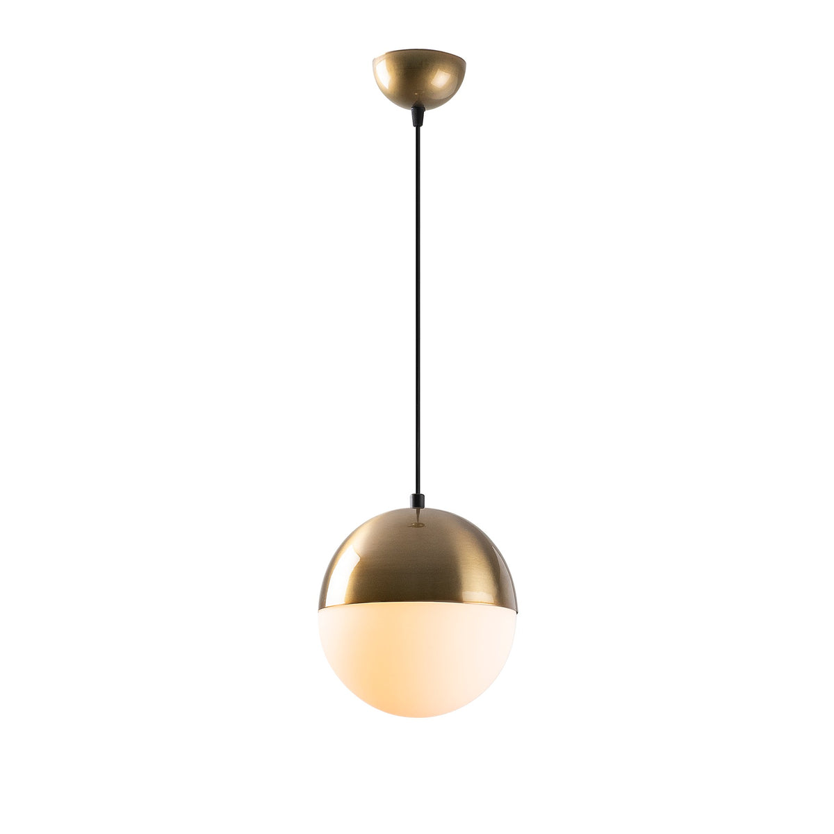 Hanging lamps - Hanging lamp 1 - light White Glass Regal - Dimehouse
