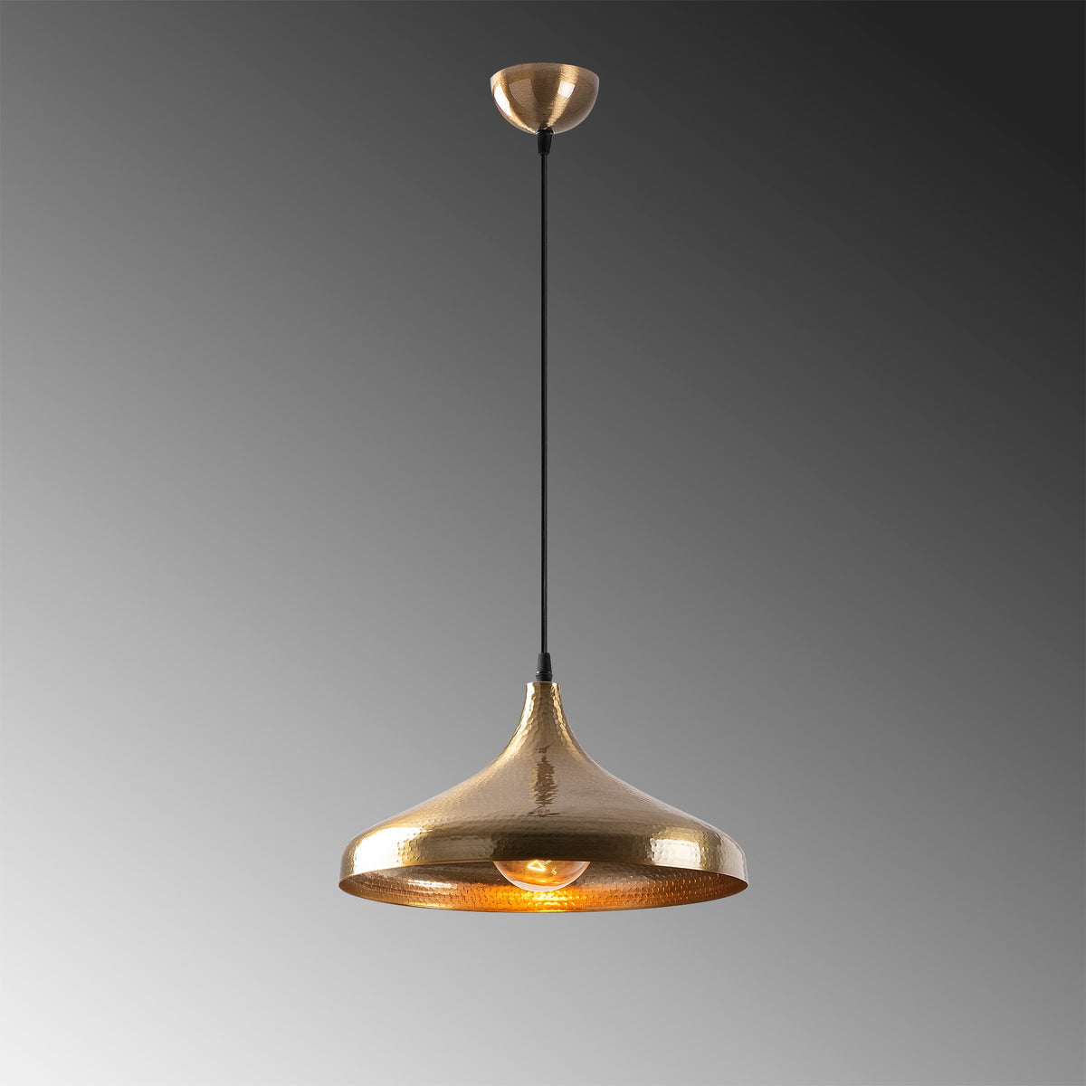 Hanging lamps - Hanging lamp Bronze-coloured Metal Eclipse - Dimehouse