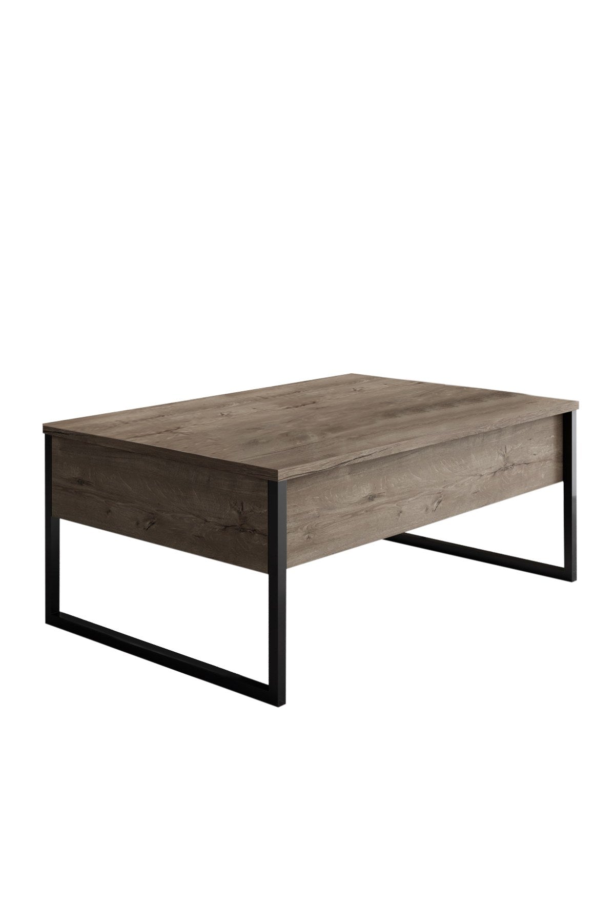 Furniture Sets - Furniture Set Walnut Luxury - Coffee Table + TV Furniture + Dresser - Black Frame - Dimehouse