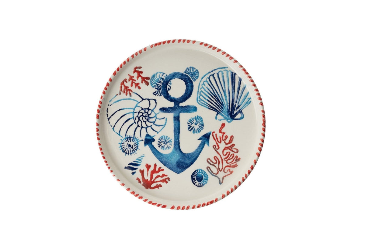 KAHSER14-MARINE White Blue Red 100% CERAMIC 6 cm wide