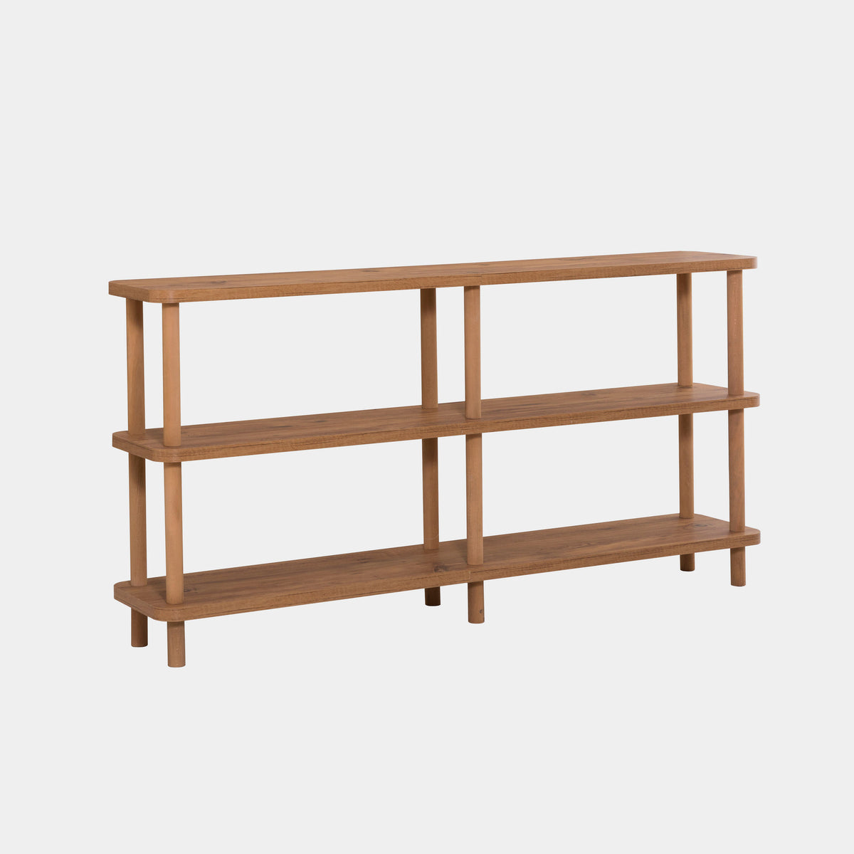 Wall cabinets - Bookcase Raca Atlantic Pine Wood Melamine 150x74.9x35 cm - Dimehouse