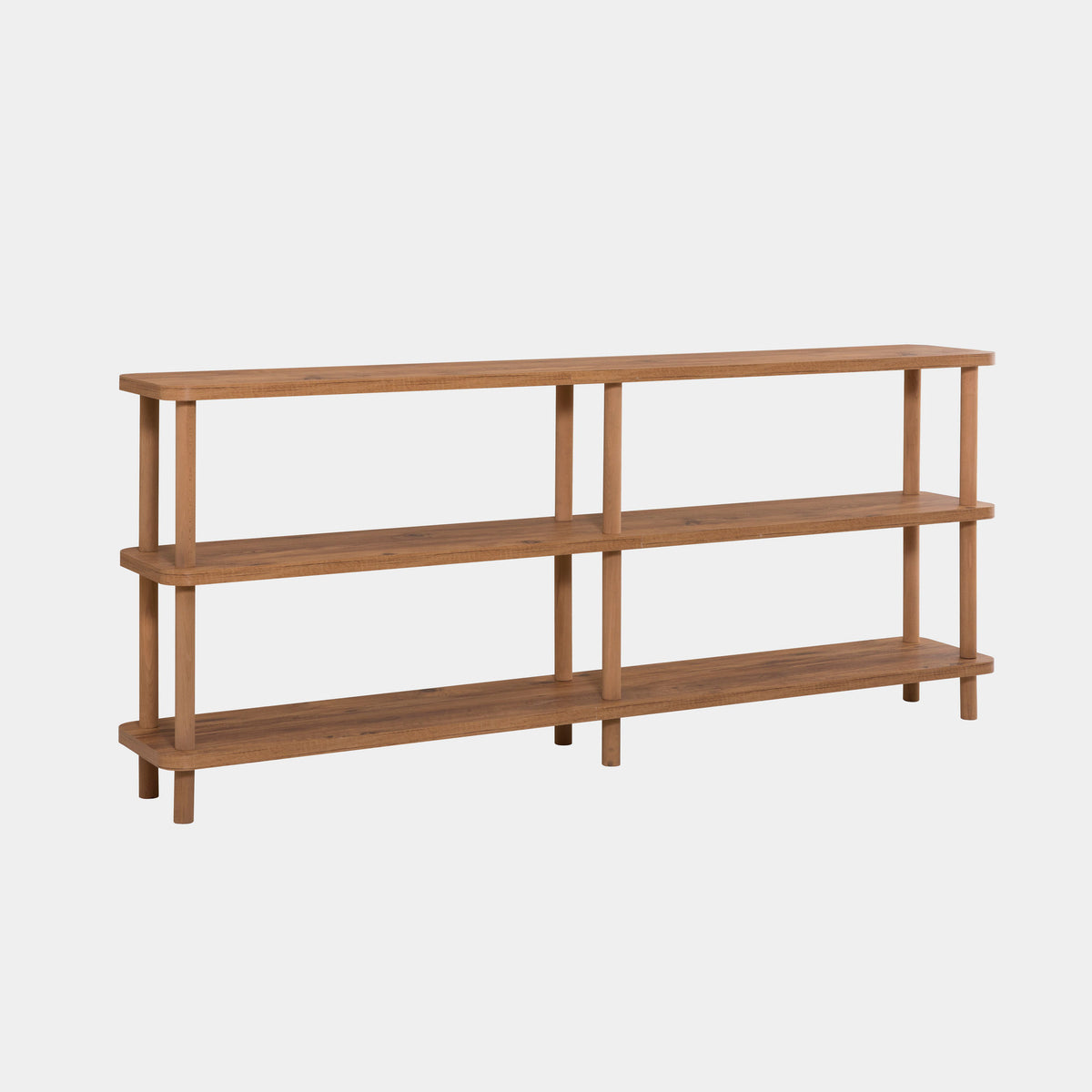 Wall cabinets - Wall cabinet Zen Atlantic Pine Melamine 180x74.9x35 cm - Dimehouse