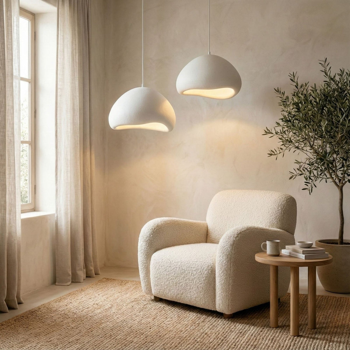 LORA-50-50-T-LUNA White Fiberglass Cap