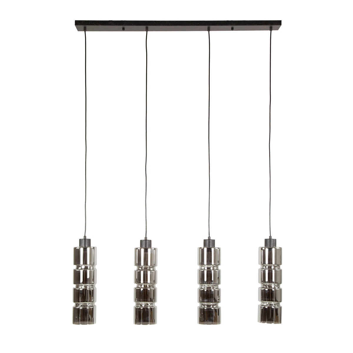Hanging lamps - Hanging lamp Kik 4 - light cylinder glass - Dimehouse