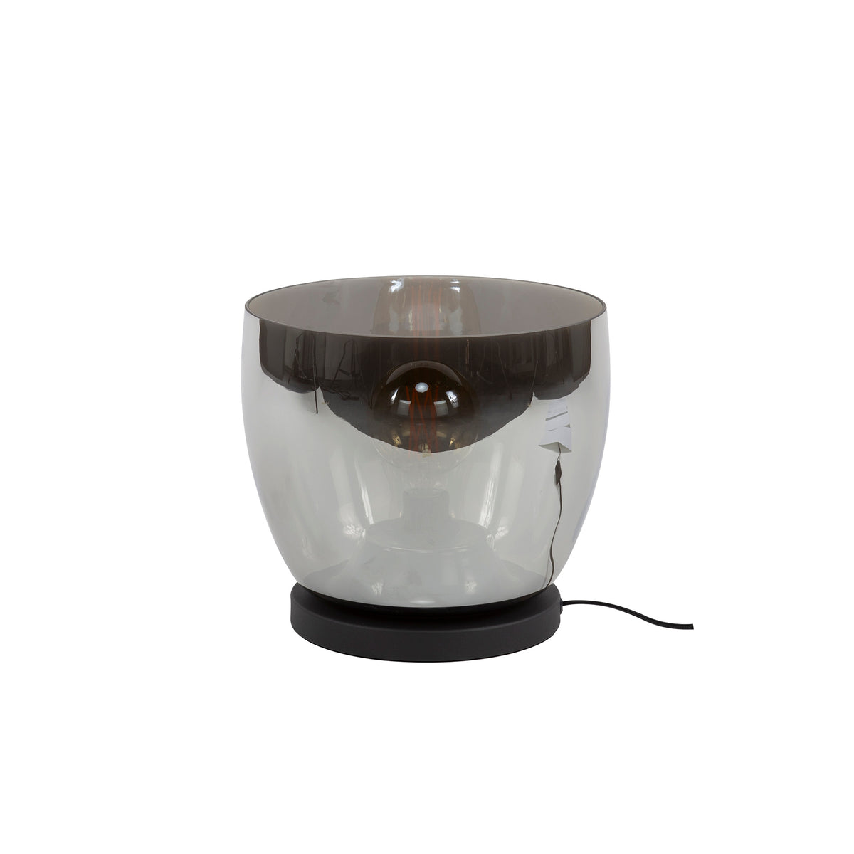 Floor lamps - Floor lamp Dain UP L Chrome-colored glass - Dimehouse