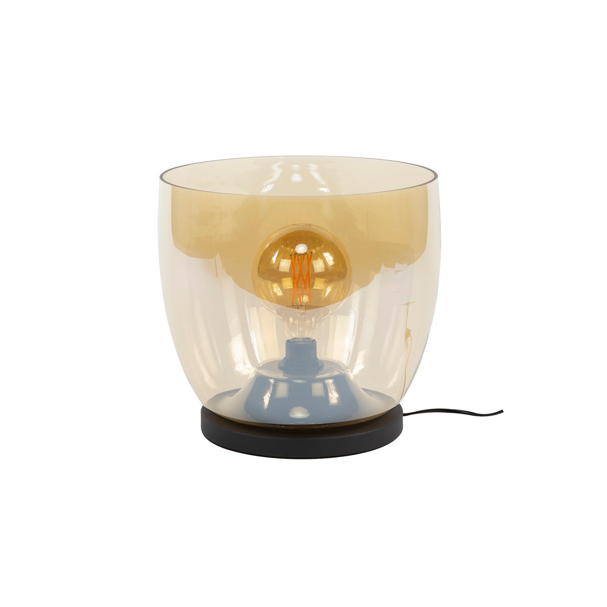 Floor lamps - Floor lamp Dain UP XL Amber glass - Dimehouse