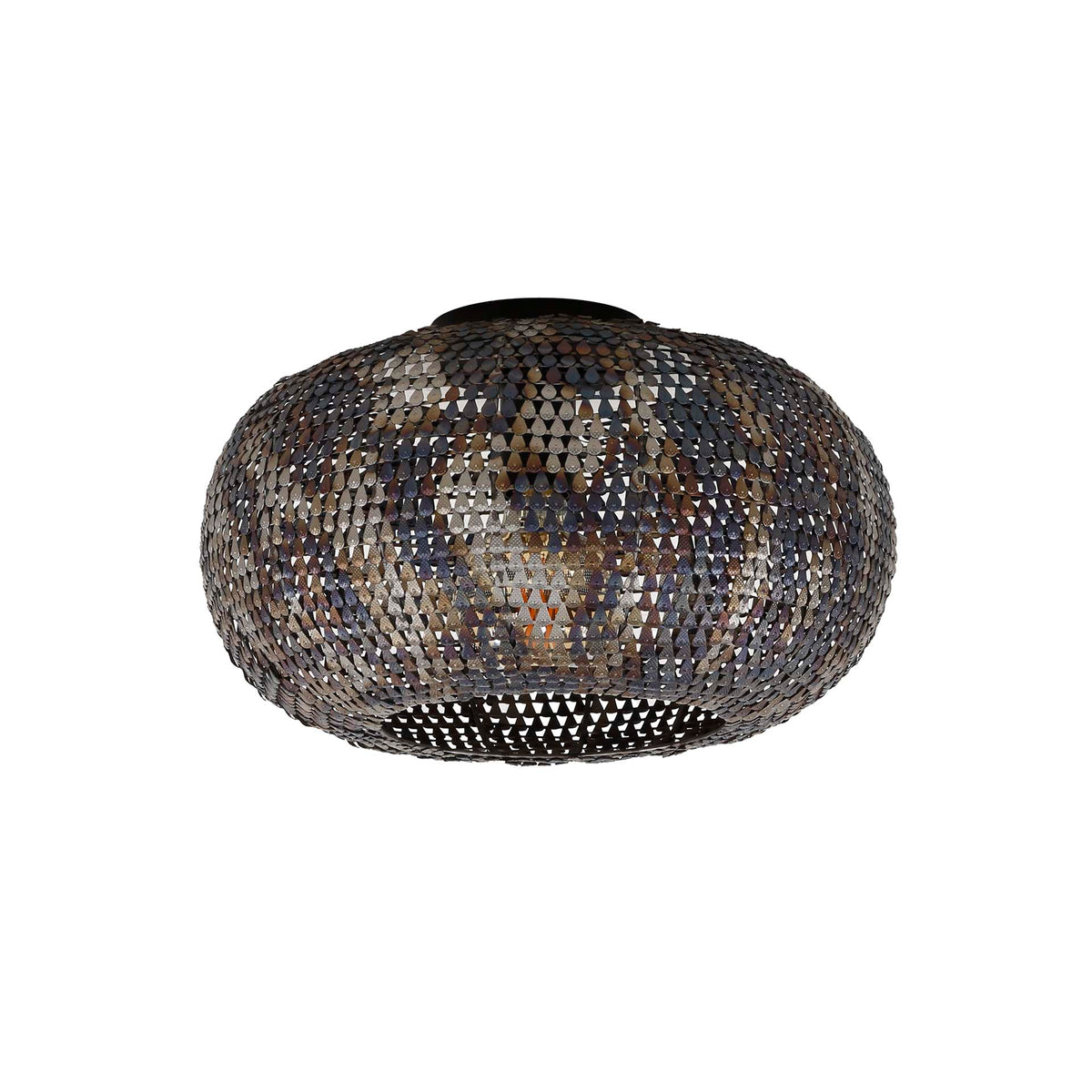 Ceiling lamps - Ceiling lamp Alfie metal black brown - Dimehouse