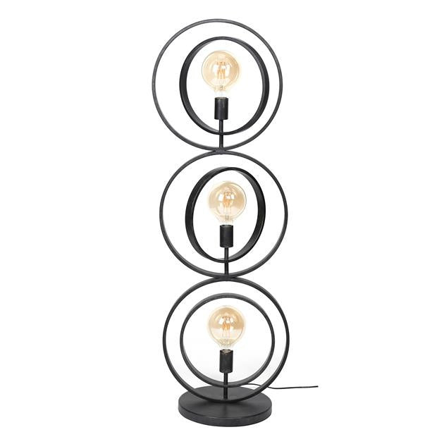 Floor lamp Otan DH Interior Charcoal LxWxH 128x45x36 Metal White photo front view