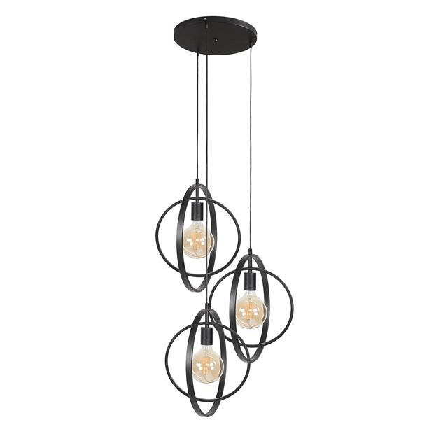 Hanging lamp Otan DH Interior Charcoal LxWxH 48x46x45 Metal White photo front view