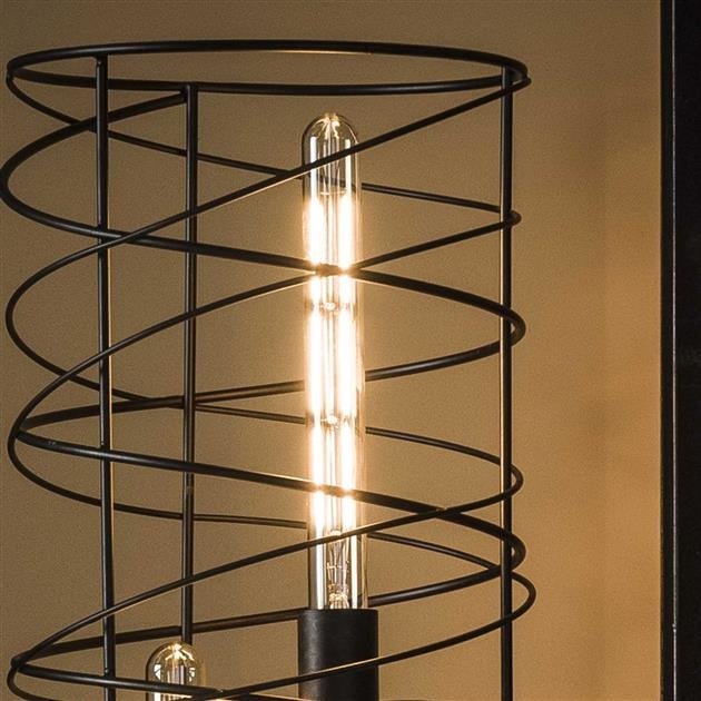 Light source LED filament tube 30 cm DH Interior Amber color glass LxWxH 33x4x4 Amber color glass Atmospheric photo diagonal front view