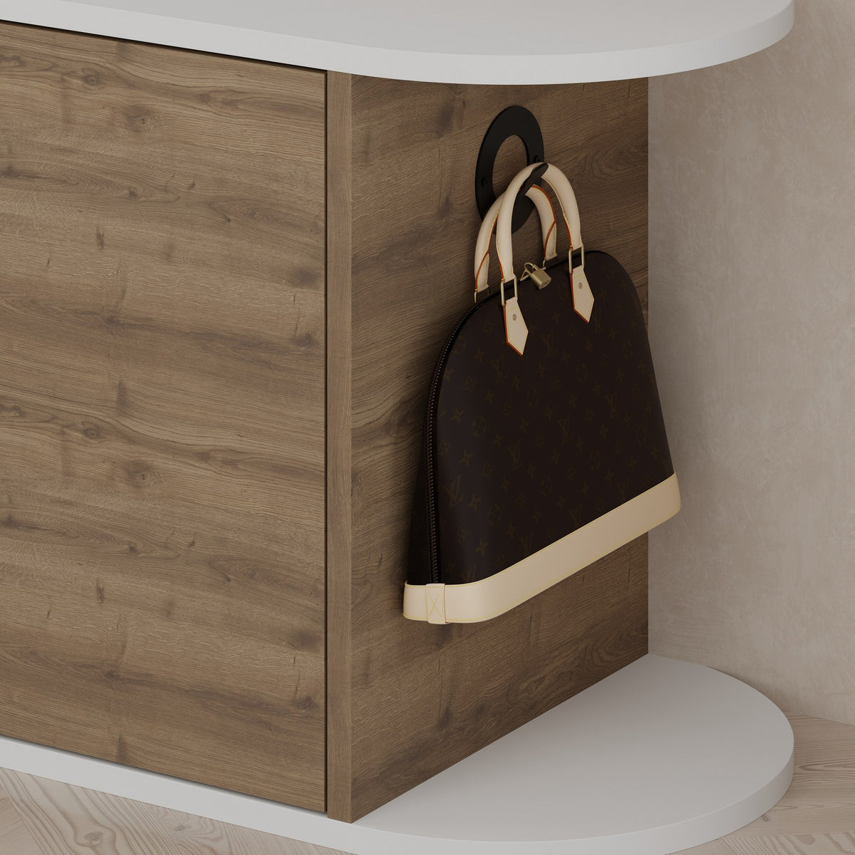 Shoe cabinets - Shoe cabinet Nova Shoe Bench Natural White Melamine 104x50x37 cm - Dimehouse