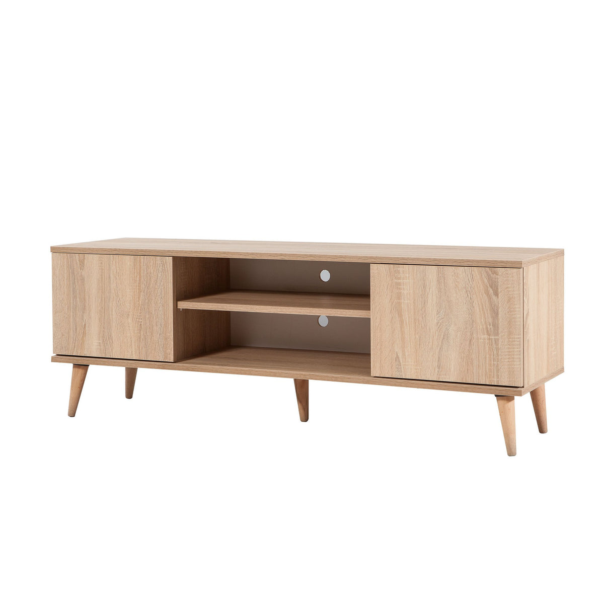 TV Furniture - TV Furniture Truva Sonoma Oak Melamine 140x50x40 cm - Dimehouse