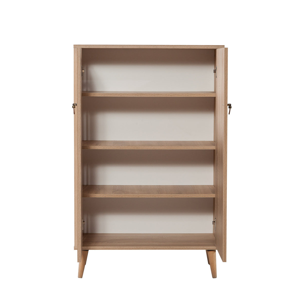 Wall cabinets - Wall cabinet Multibox Sonoma Oak Melamine 80x127x36 cm - Dimehouse