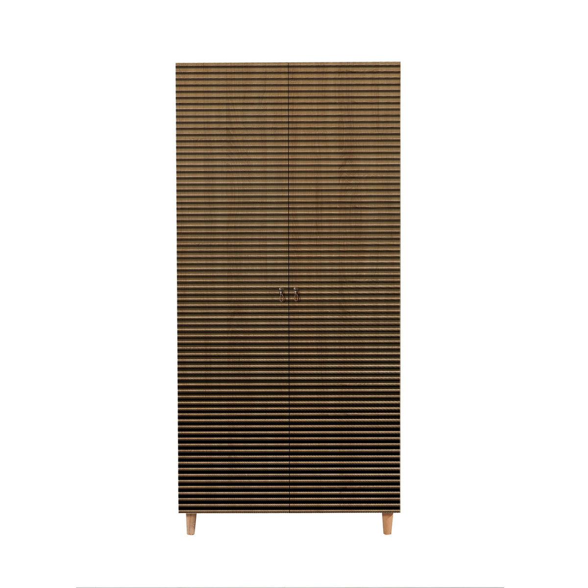 Wardrobes - Wardrobe Stil Sonoma Oak Melamine 90x192x52 cm - Dimehouse