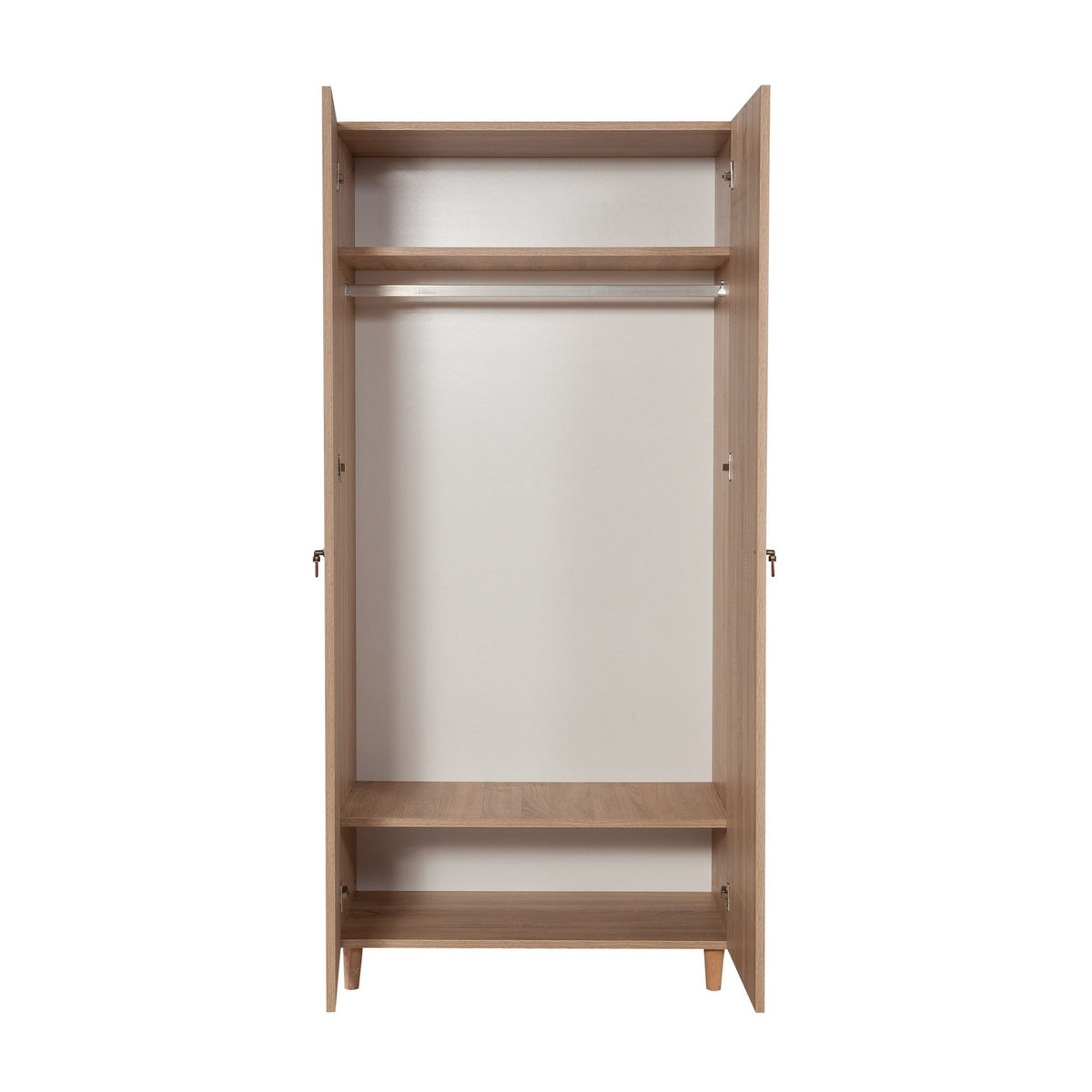 Wardrobes - Wardrobe Stil Sonoma Oak Melamine 90x192x52 cm - Dimehouse