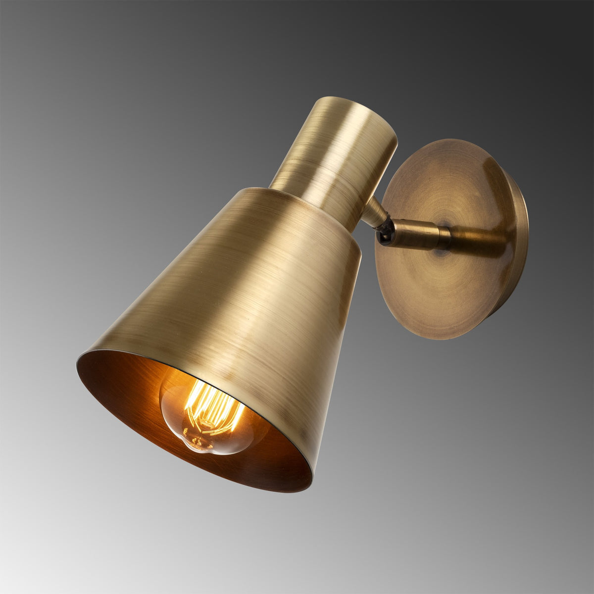 Wall lamps - Wall lamp Copper-colored Metal Velora - Dimehouse