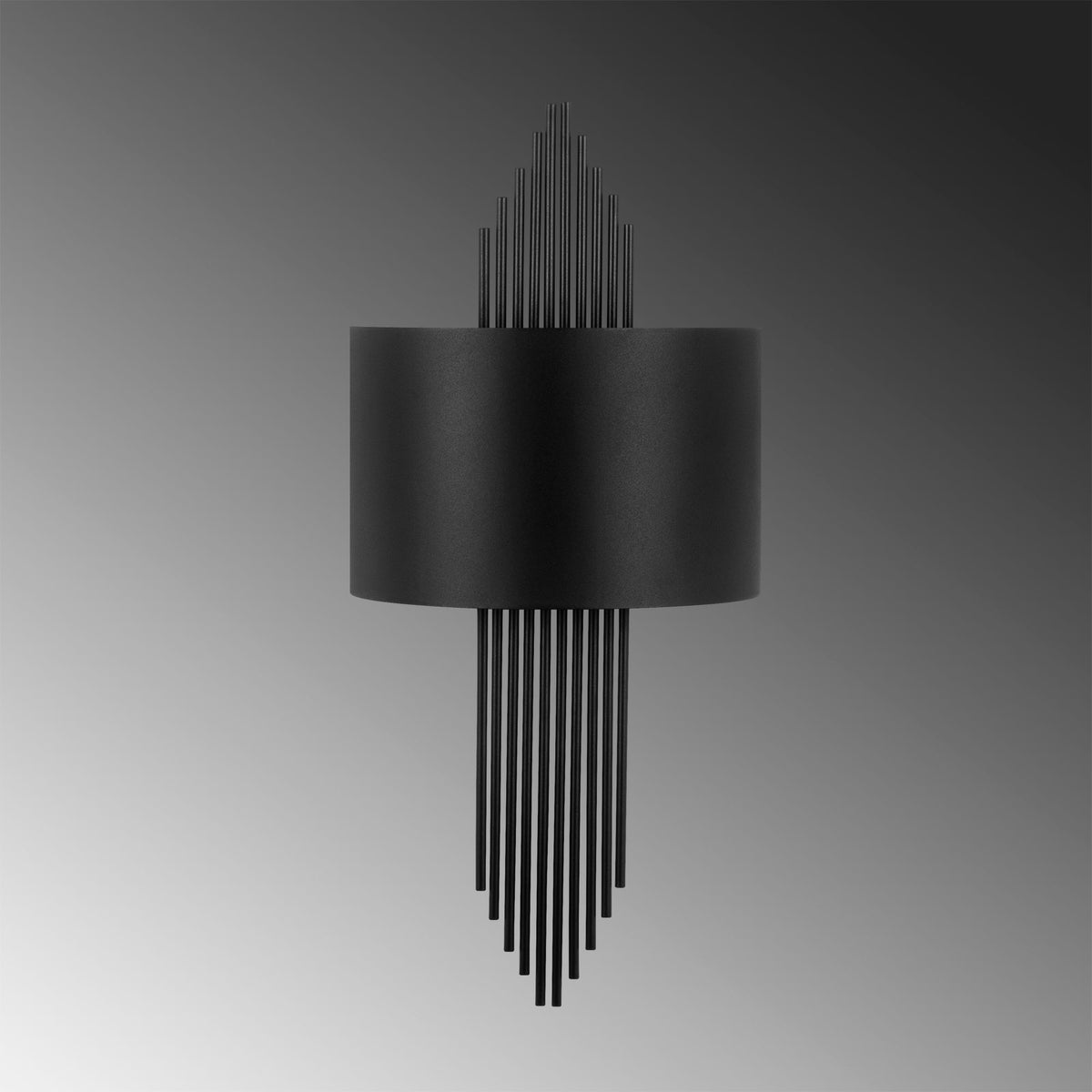 Wall lamps - Wall lamp 1 - light Black Metal Andes - Dimehouse