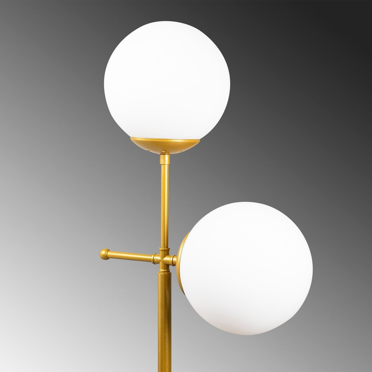 Floor lamps - Floor lamp Gold Glass Perla - Dimehouse