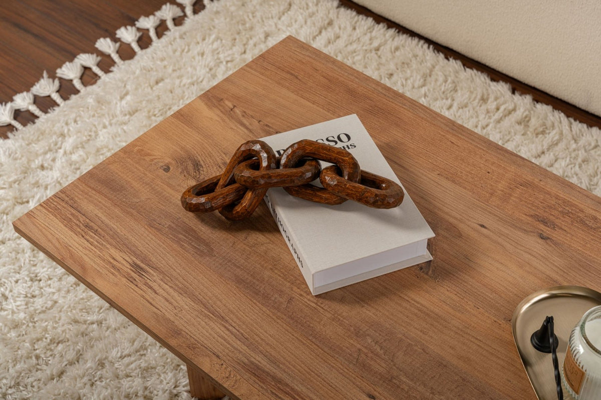 Coffee tables - Rectangular Coffee Table Siban Atlantic Pine look - 119x60 cm - Dimehouse