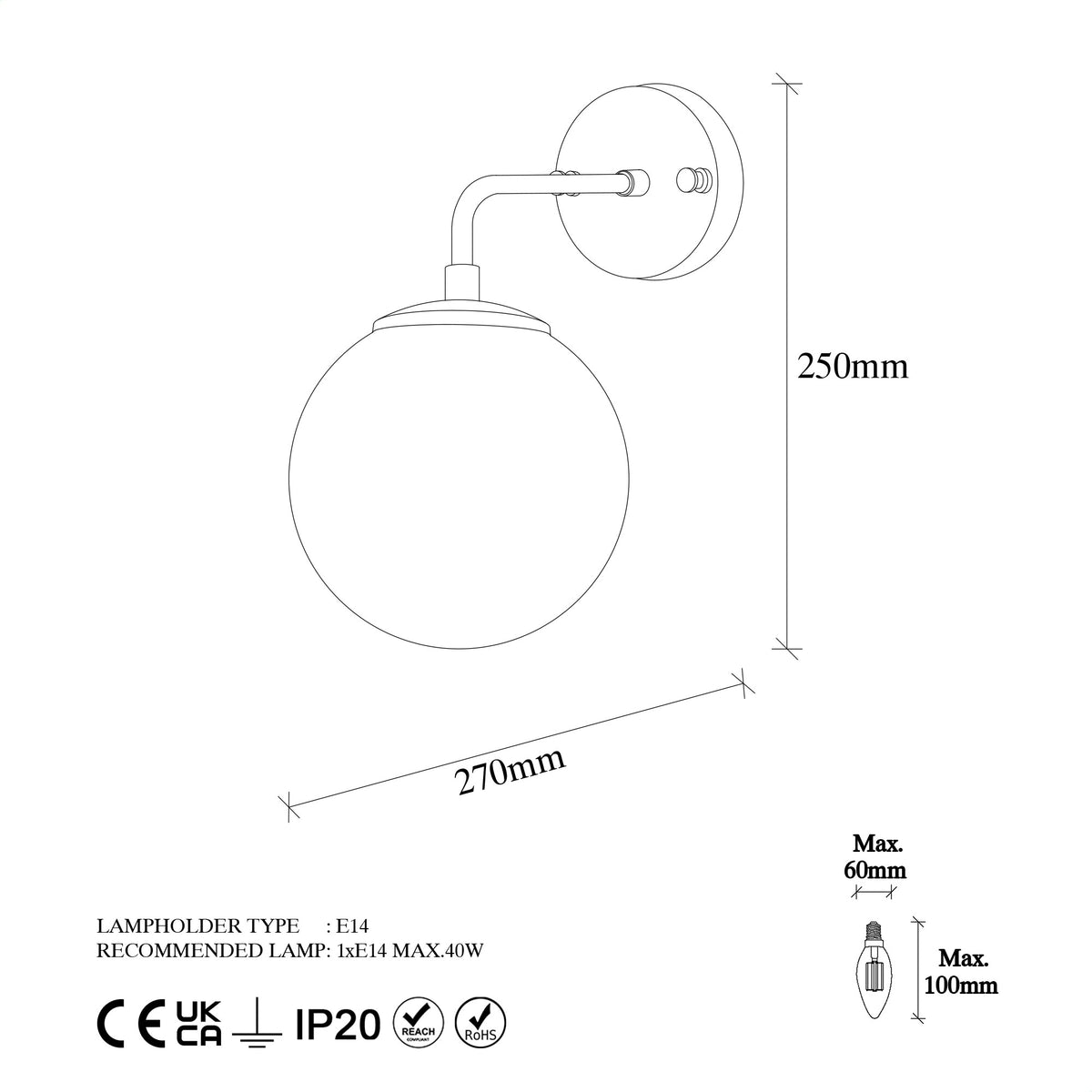 Wall lamps - Wall lamp Bronze-colored Glass Brim - Dimehouse