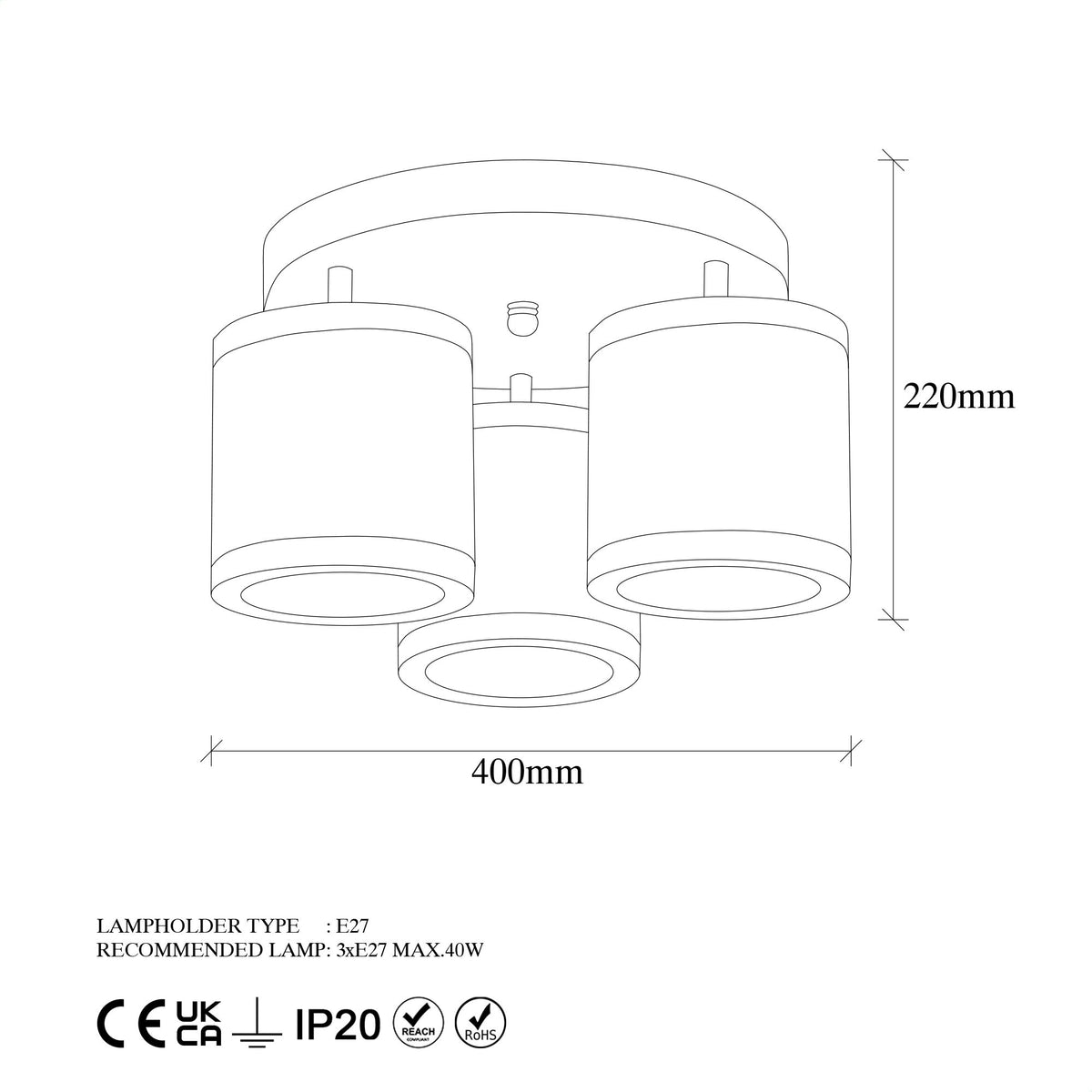 Ceiling lamps - Ceiling lamp Bronze-colored Dust Frost - Dimehouse