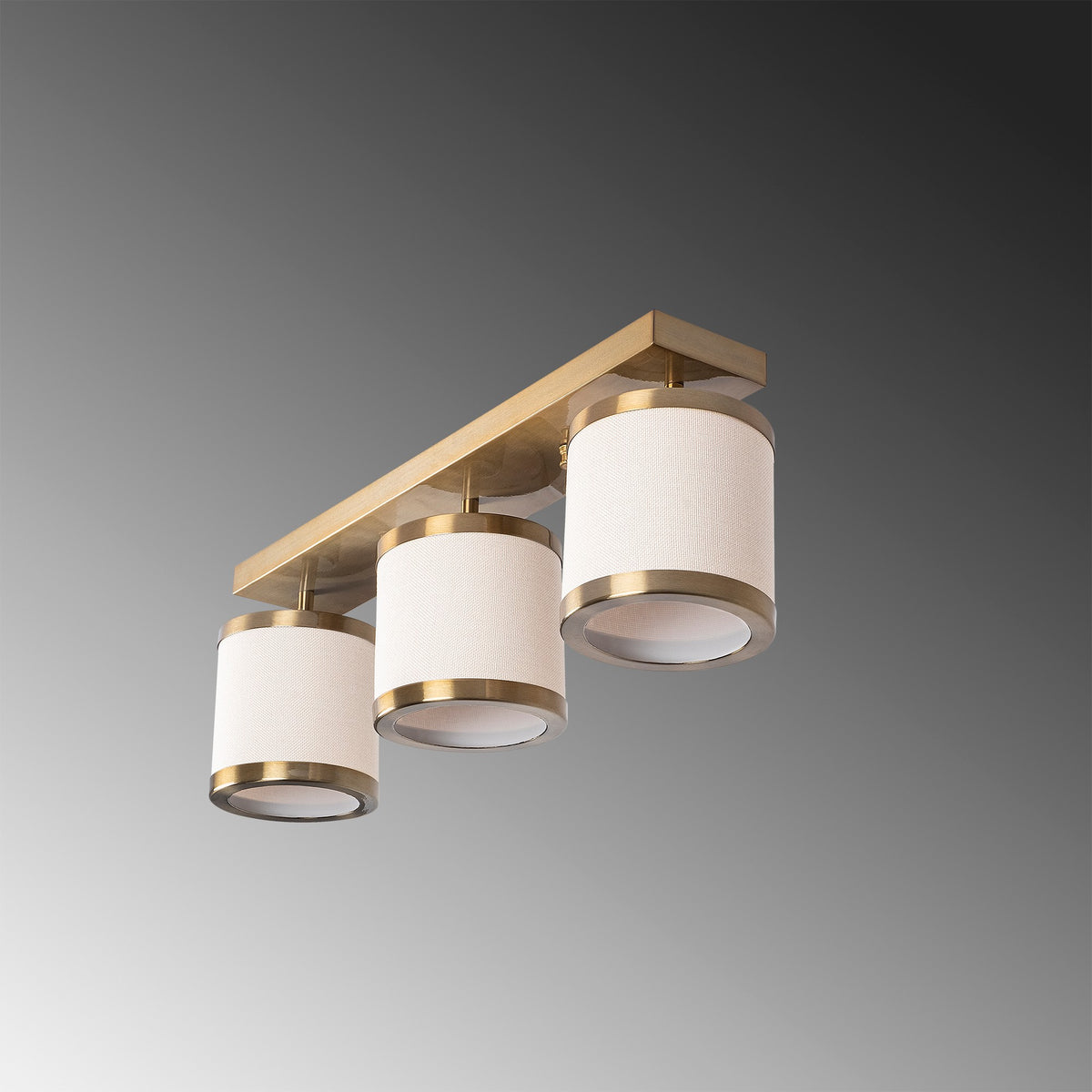 Hanging lamps - Hanging lamp 3 - light Bronze-colored Dust Frost - Dimehouse