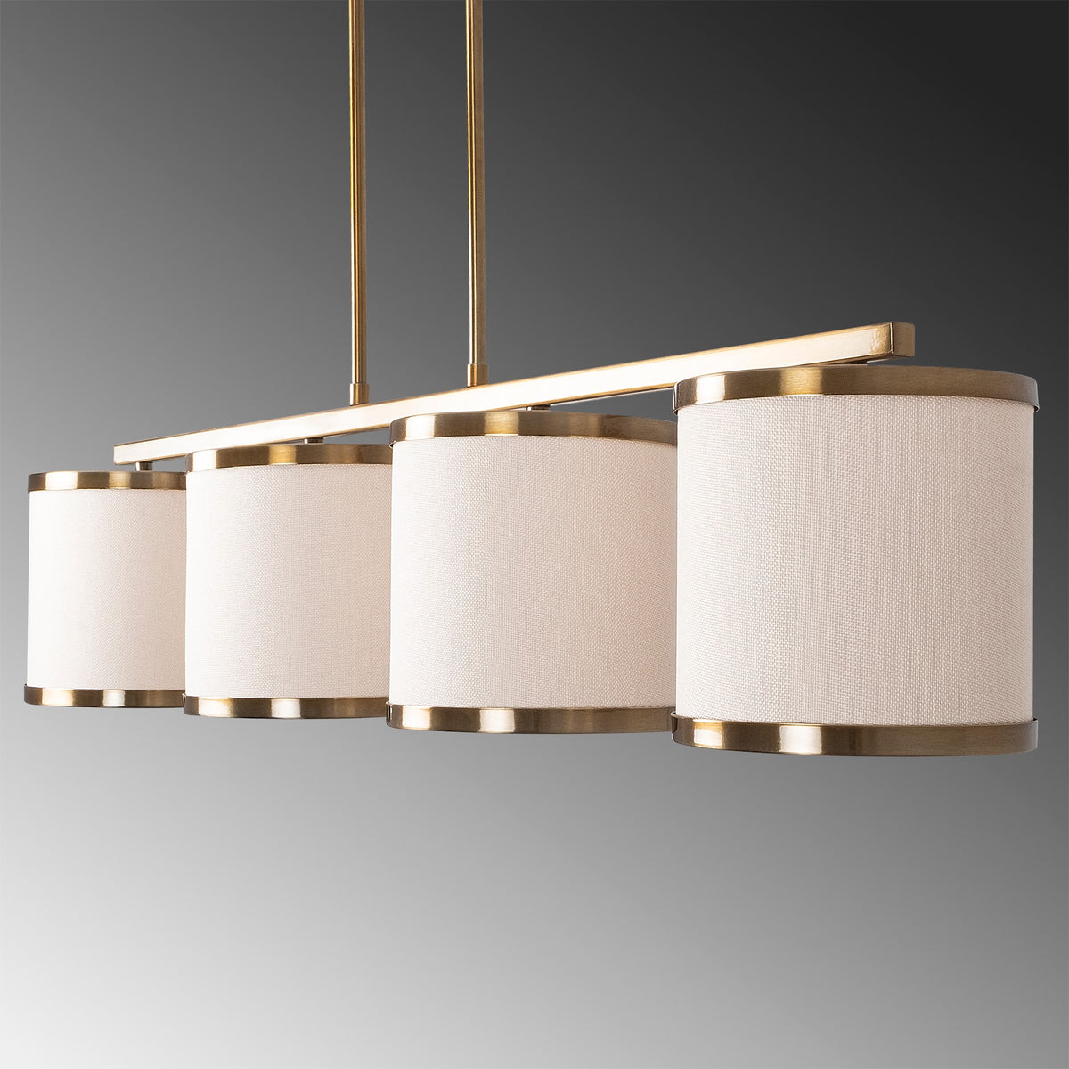 Hanging lamps - Hanging lamp 4 - light Bronze-colored Dust Frost - Dimehouse