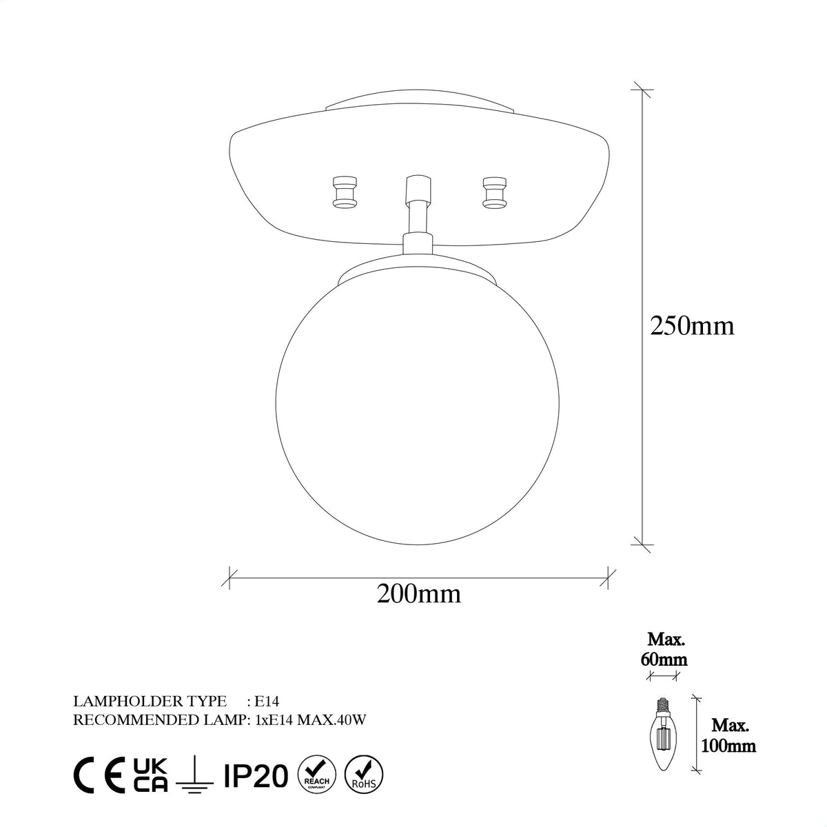 Ceiling lamps - Ceiling lamp 1 - light Gold Glass Axel - Dimehouse