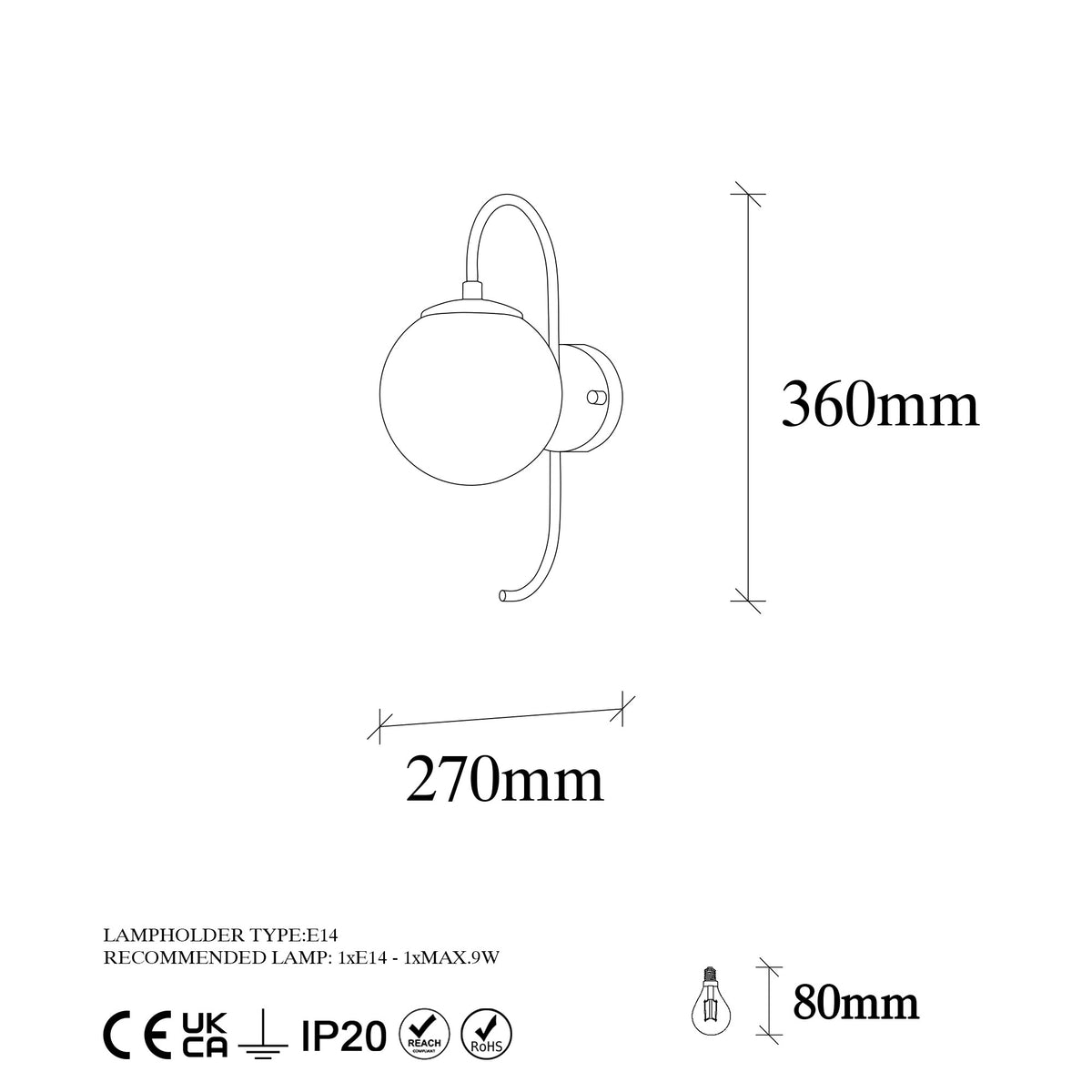 Wall lamps - Wall lamp Gold Clear Glass Lucent - Dimehouse
