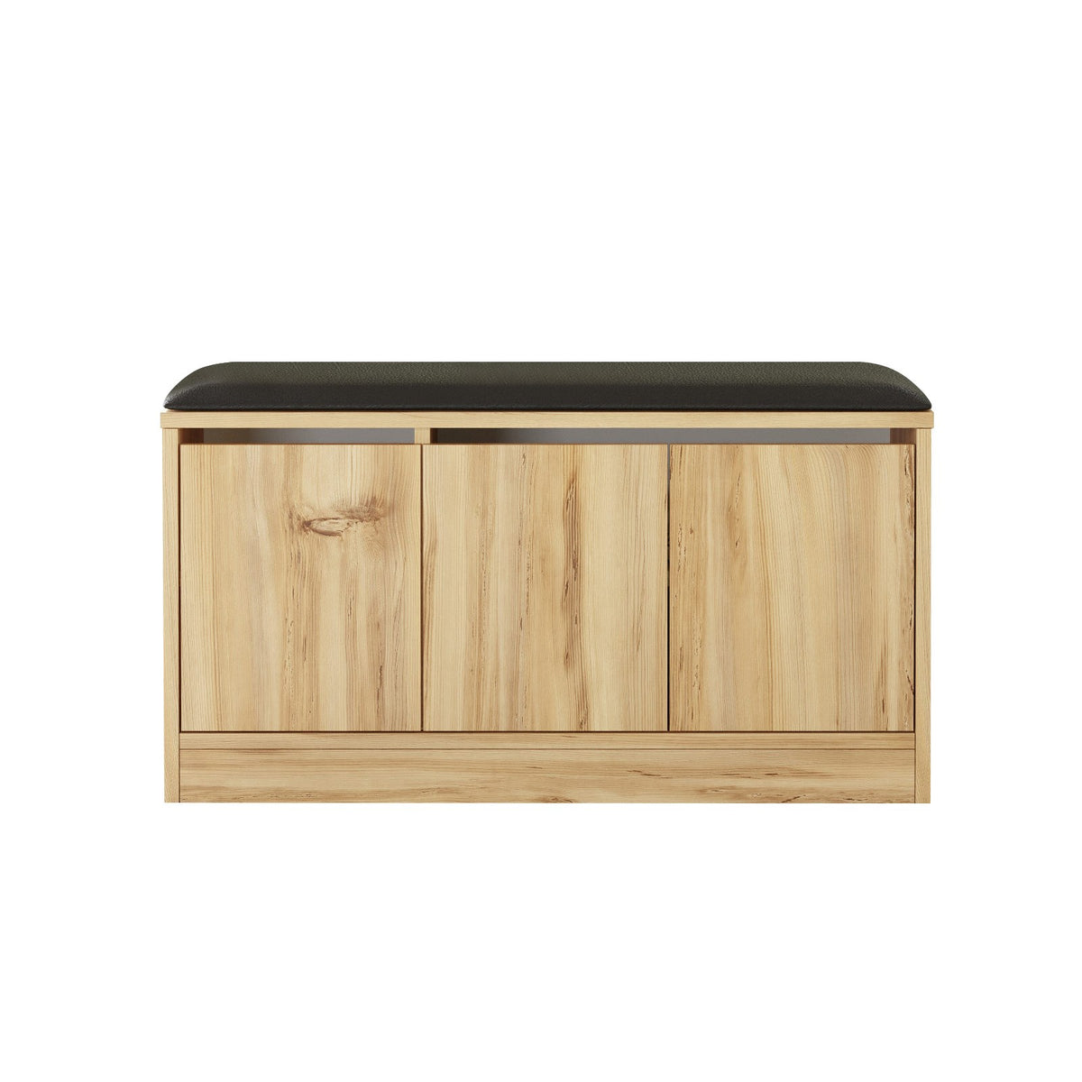 Shoe cabinets - Shoe cabinet Aquila Oak Melamine 89.6x45.8x35.5 cm - Dimehouse