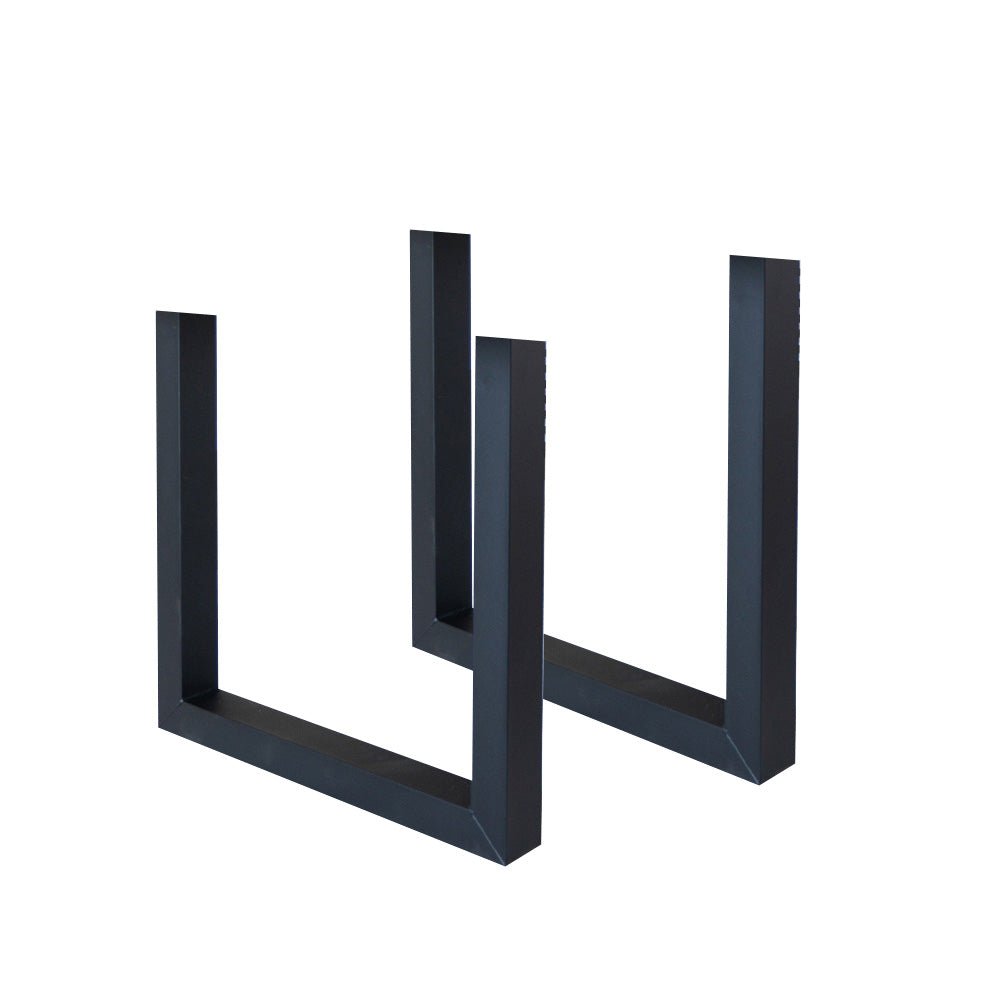 Frames - Set of 2 Table Legs U - Black Metal Leg - Dimehouse