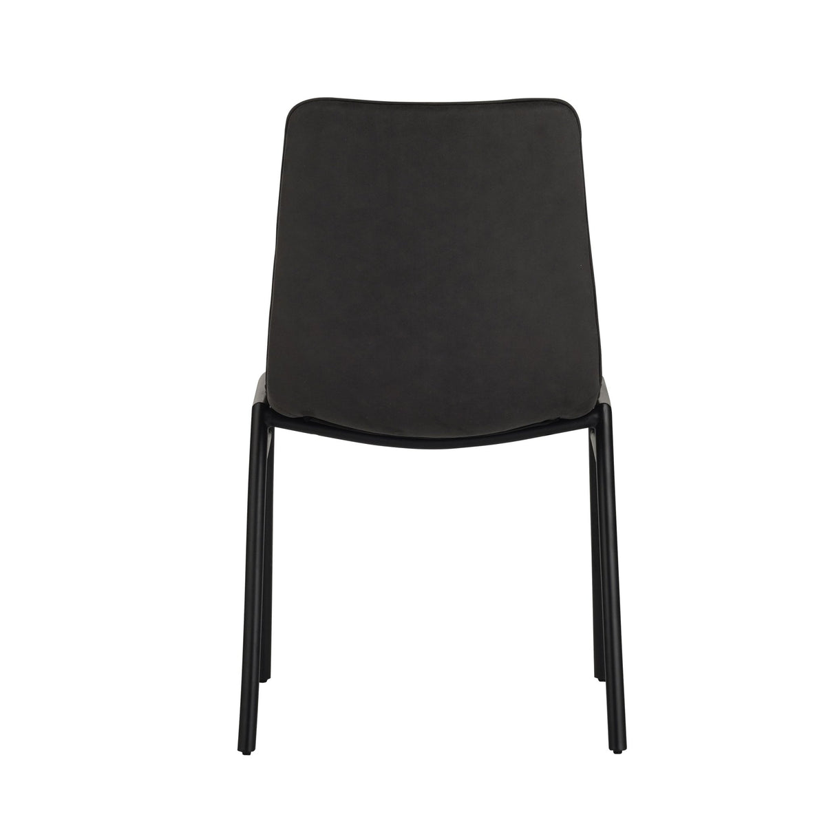 Dining room chairs - Dining room chair Noan Microfibre Anthracite - Without Armrests - Dimehouse