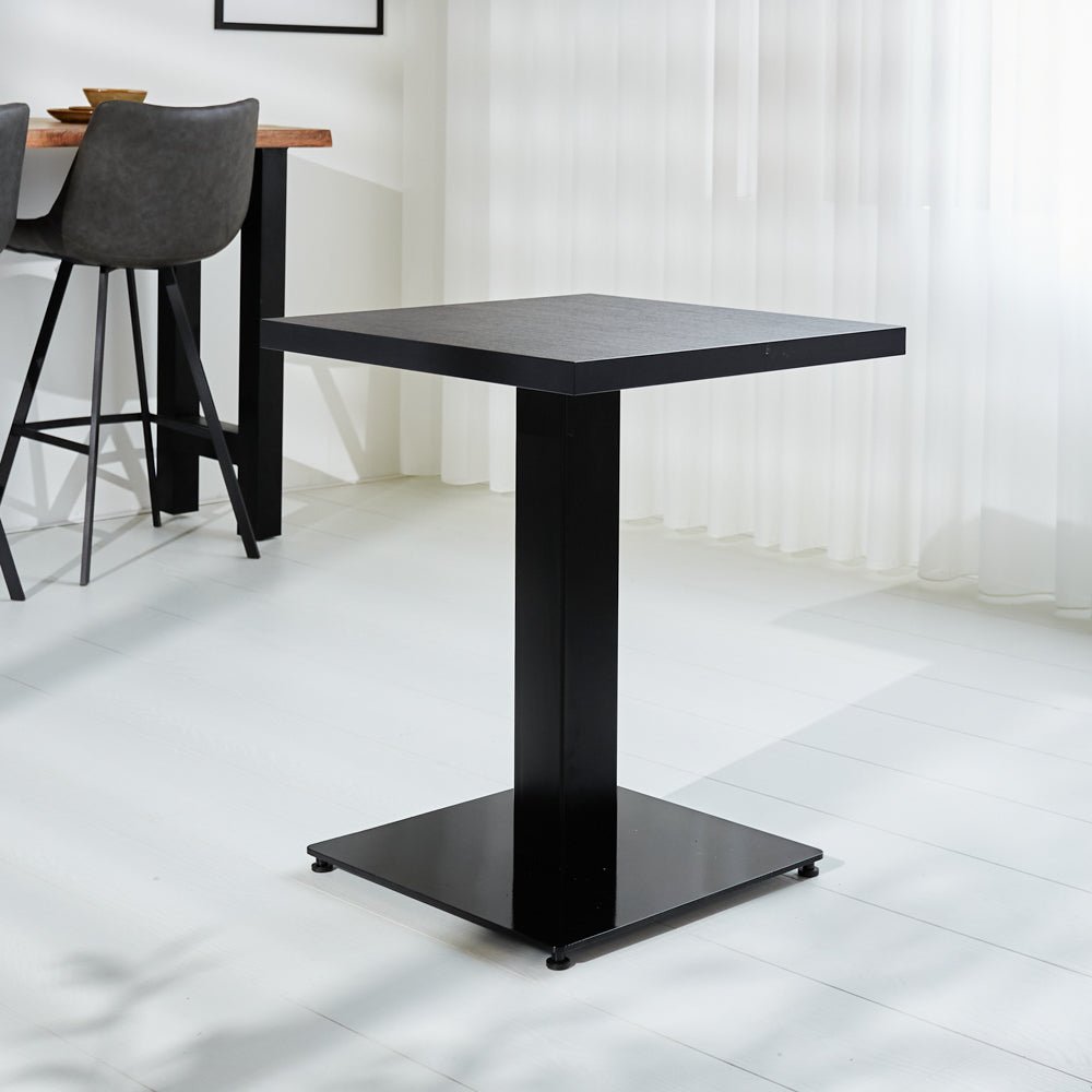 Bistro tables - Bistro table Robin square melamine black - Dimehouse